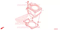 CYLINDRE pour Honda FOURTRAX 420 RANCHER 4X4 DCT CAMO de 2014