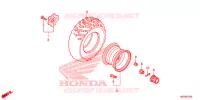 ROUE ARRIERE pour Honda FOURTRAX 420 RANCHER 4X4 DCT de 2014