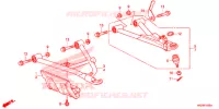 TRIANGLES AVANT pour Honda FOURTRAX 420 RANCHER 4X4 DCT de 2014