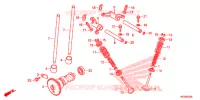 ARBRE A CAMES   SOUPAPE pour Honda FOURTRAX 420 RANCHER 4X4 AT DCT CAMO de 2016
