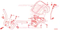 GUIDON pour Honda FOURTRAX 420 RANCHER 4X4 AT DCT CAMO de 2016