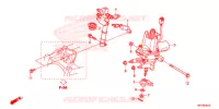 ARBRE DE DIRECTION (EPS) pour Honda FOURTRAX 420 RANCHER 4X4 DCT IRS EPS de 2015