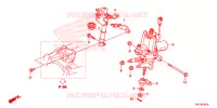 ARBRE DE DIRECTION (EPS) pour Honda FOURTRAX 420 RANCHER 4X4 AT DCT IRS EPS de 2016