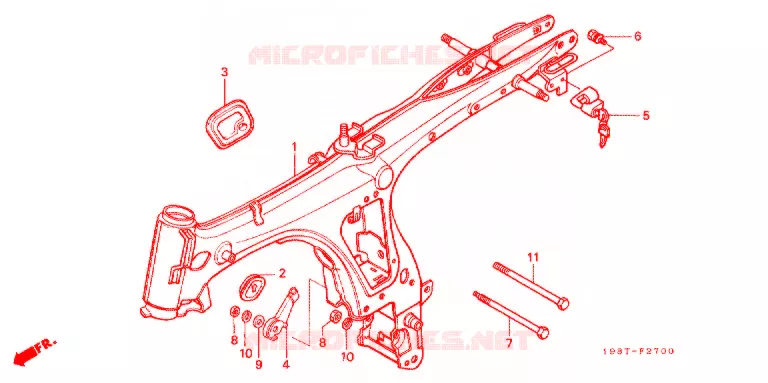CADRE Honda MOTO 90 CD 1996  CD90ST