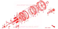 EMBRAYAGE pour Honda CR 80 R BIG WHEEL de 2001