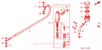 MAITRE CYLINDRE DE FREIN ARRIERE pour Honda CR 80 R BIG WHEEL de 2001