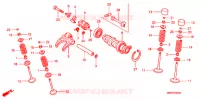 ARBRE A CAMES   SOUPAPE pour Honda CRF 450 R RED de 2008