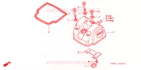 COUVRE CULASSE pour Honda CRF 450 R RED de 2008