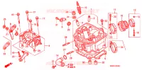 CULASSE pour Honda CRF 450 R RED de 2008