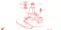 RESERVOIR D'HUILE (SZ50MK/MN) pour Honda TACT 50 BASIC de 1990