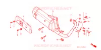 SILENCIEUX D'ECHAPPEMENT (SZ50MK/MN) pour Honda TACT 50 BASIC de 1990