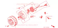 ALTERNATEUR pour Honda TACT 50 STAND UP de 1990