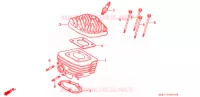 CULASSE   CYLINDRE pour Honda TACT 50 STAND UP de 1990
