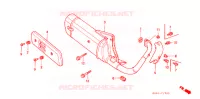 SILENCIEUX D'ECHAPPEMENT (SZ50MK/MN) pour Honda TACT 50 STAND UP de 1990