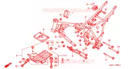 CADRE pour Honda TL125 FIELD TRIPPER de 1986