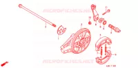 FLASQUE   MACHOIRES DE FREIN ARRIERE pour Honda TL125 FIELD TRIPPER de 1986
