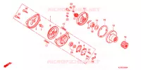 POMPE A HUILE   FILTRE A HUILE pour Honda TL125 FIELD TRIPPER de 1986