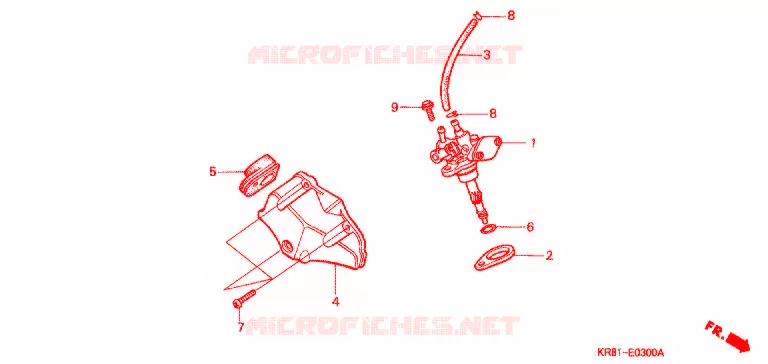 POMPE A HUILE Honda MOTO 220 TRIAL 1990  TLM220RL