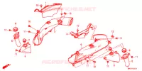 CONDUITE D'ADMISSION AIR   SOUPAPE pour Honda CBR 1000 RR SP1 de 2017