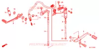 PEDALE pour Honda CBR 1000 RR SP1 de 2017