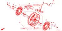 ROUE AVANT pour Honda CBR 1000 RR SP1 de 2017