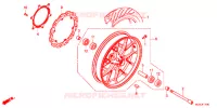 ROUE AVANT pour Honda CBR 400 R ABS de 2017