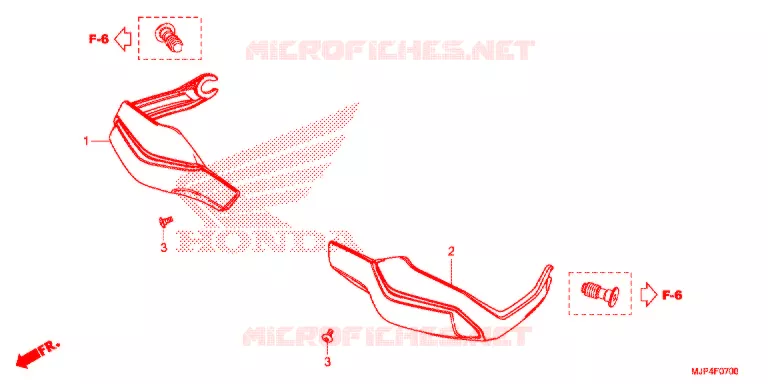 PROTEGES MAINS Honda MOTO 1000 AFRICA-TWIN 2017  CRF1000AH