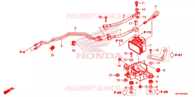 MODULATEUR ABS Honda MOTO 1000 AFRICA-TWIN 2017  CRF1000DH