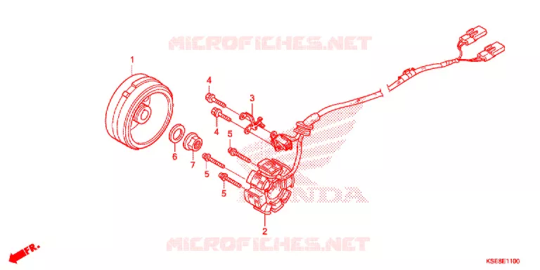 ALTERNATEUR Honda MOTO 150 CRF 2017  CRF150RH