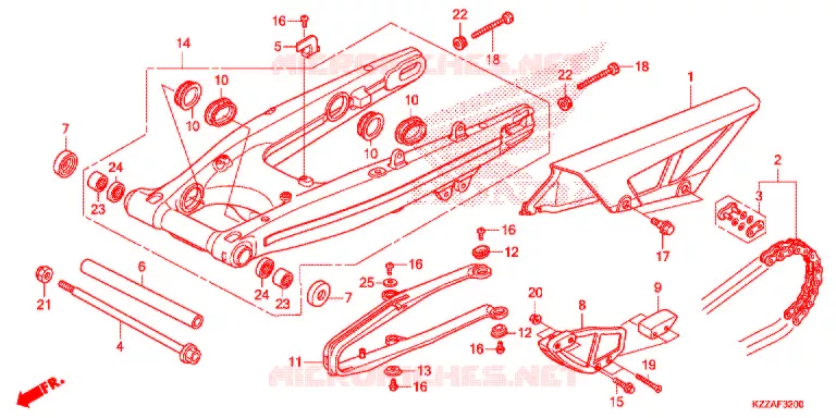 BRAS OSCILLANT Honda MOTO 250 CRF 2017  CRF250LH