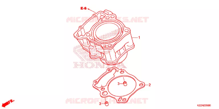 CYLINDRE Honda MOTO 250 CRF 2017  CRF250RLH