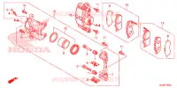 ETRIER DE FREIN AVANT pour Honda PIONEER 500 M2 CAMO de 2017