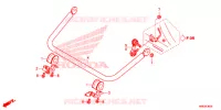 BARRE ANTI ROULIS pour Honda FOURTRAX 500 FOREMAN RUBICON 4X4 AT IRS DCT EPS de 2017
