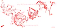 GUIDON pour Honda FOURTRAX 500 FOREMAN RUBICON 4X4 AT IRS DCT EPS de 2017