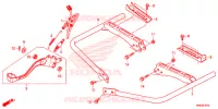 PEDALE   REPOSE PIED pour Honda FOURTRAX 500 FOREMAN RUBICON 4X4 AT IRS DCT EPS de 2017