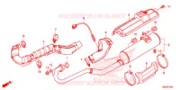 SILENCIEUX D'ECHAPPEMENT pour Honda FOURTRAX 500 FOREMAN RUBICON 4X4 AT IRS DCT EPS de 2017