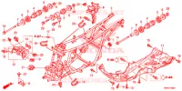 CADRE pour Honda FOURTRAX 500 FOREMAN 4X4 de 2017