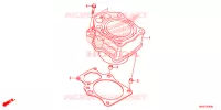 CYLINDRE pour Honda FOURTRAX 500 FOREMAN 4X4 de 2017