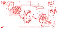 FLASQUE   MACHOIRES DE FREIN ARRIERE pour Honda FOURTRAX 500 FOREMAN 4X4 de 2017