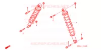AMORTISSEUR AVANT pour Honda FOURTRAX 680 RINCON de 2008