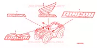 AUTOCOLLANTS pour Honda FOURTRAX 680 RINCON de 2008