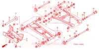 BRAS ARRIERE pour Honda FOURTRAX 680 RINCON de 2008