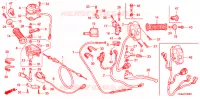 LEVIER DE GUIDON   CABLE   COMMODO pour Honda FOURTRAX 680 RINCON de 2008