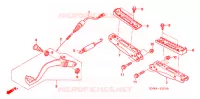 REPOSE PIED   PEDALE pour Honda FOURTRAX 680 RINCON de 2008