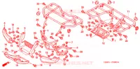 SUPPORT pour Honda FOURTRAX 680 RINCON de 2008