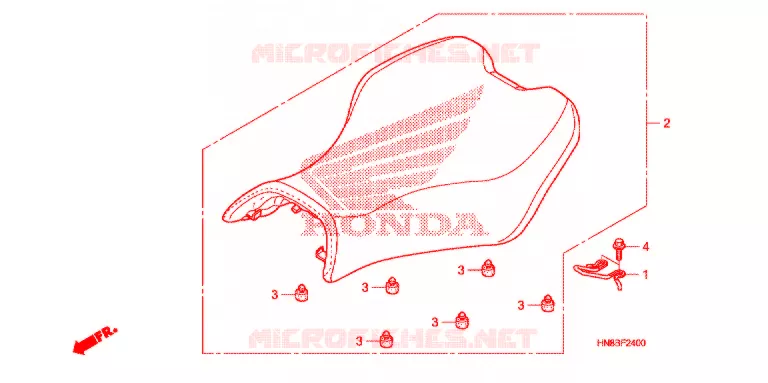 SELLE Honda ATV 680 FOURTRAX 2012  TRX680FAC