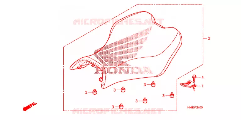 SELLE Honda ATV 680 FOURTRAX 2013  TRX680FAD