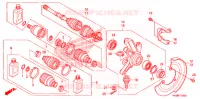 ARBRE DE ROUE AVANT pour Honda FOURTRAX 680 RINCON de 2015