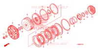 EMBRAYAGE (BAS) pour Honda FOURTRAX 680 RINCON de 2015