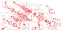 ARBRE DE ROUE AVANT pour Honda FOURTRAX 680 RINCON de 2015
